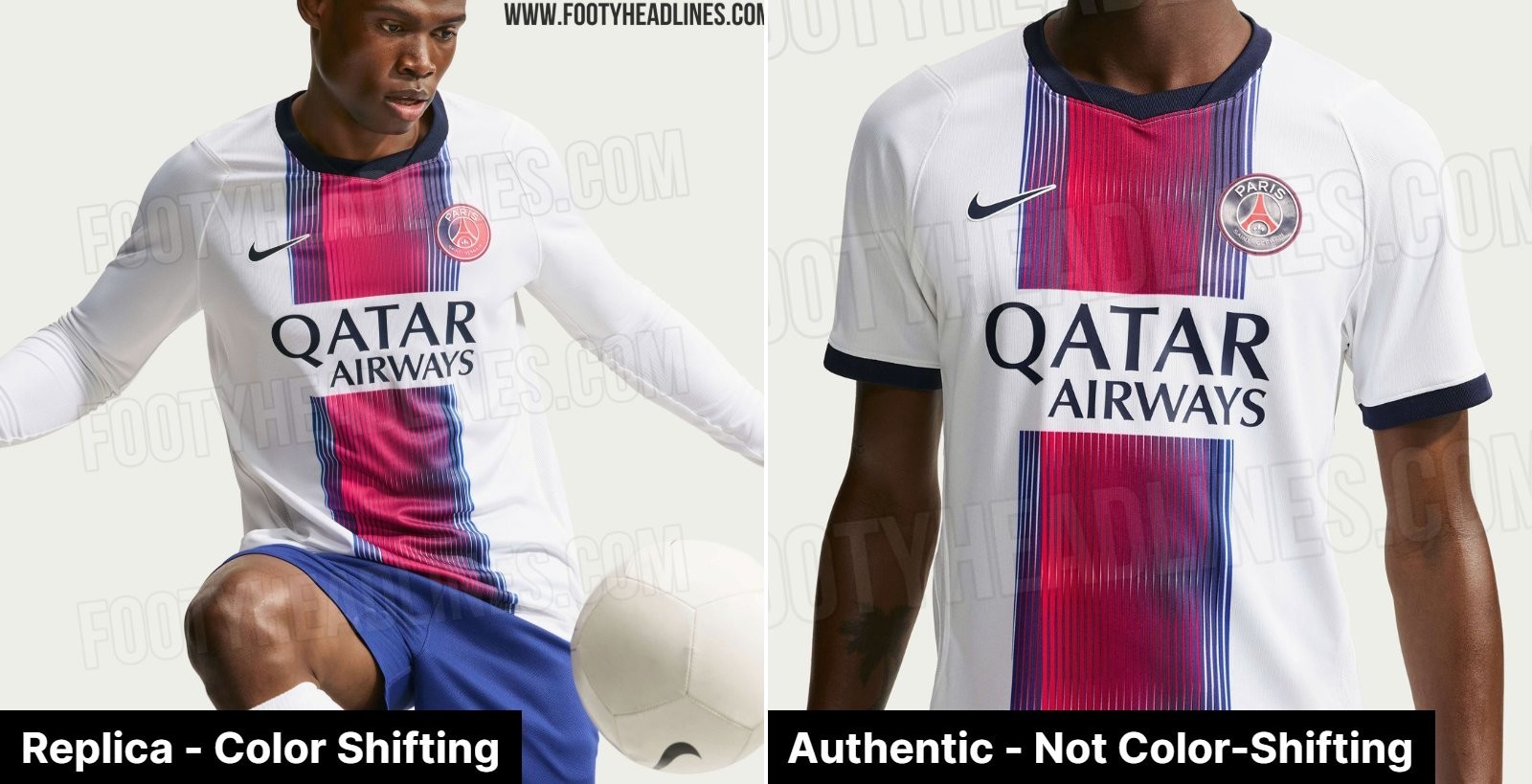 PSG Forced to Use Different Crest on 26-27 Authentic Away Kit