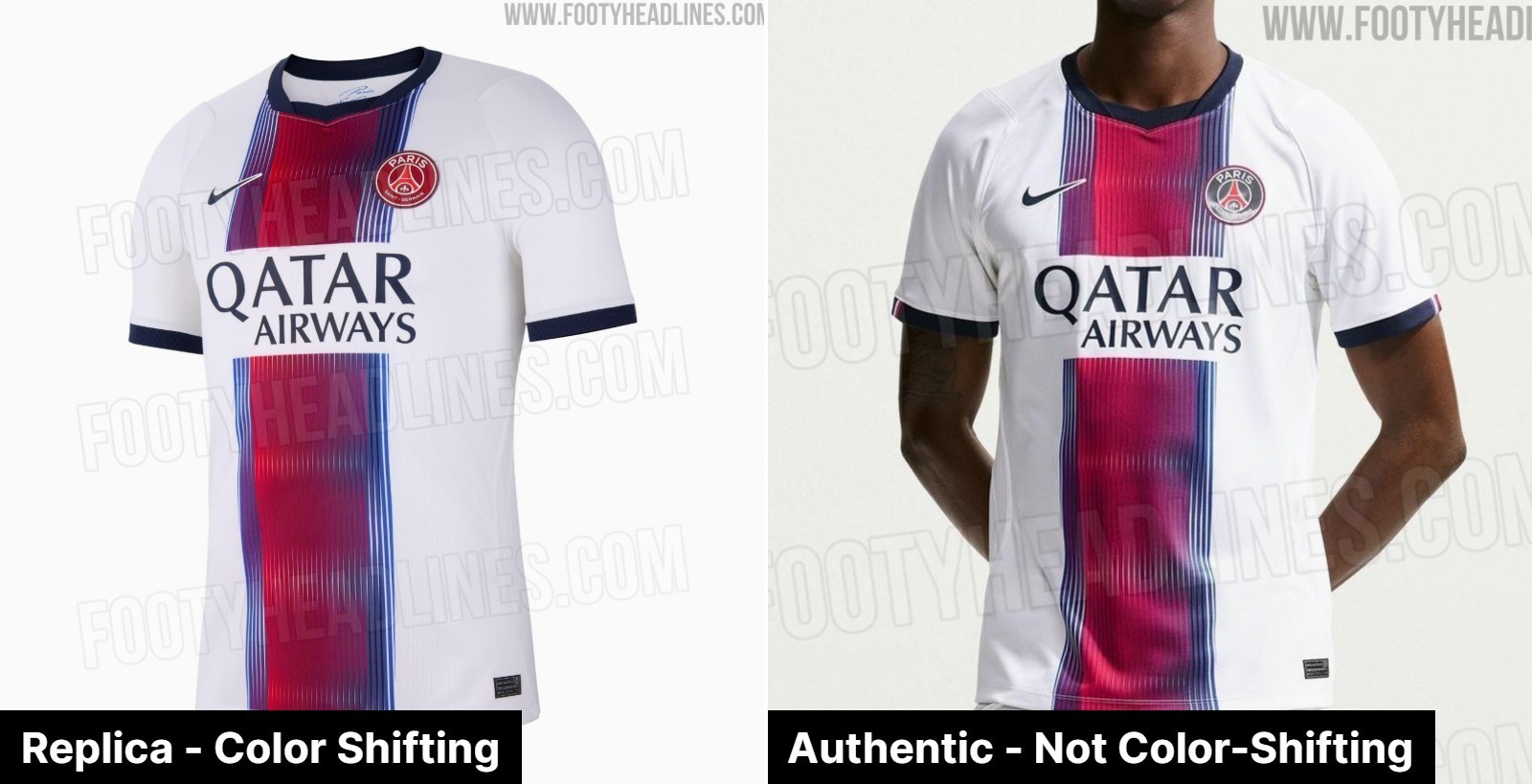 PSG Forced to Use Different Crest on 26-27 Authentic Away Kit