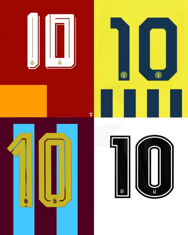 Typeface Design Angula Turkish Süper Lig 2026-27 Big Four Kit Fonts Revealed - Footy Headlines