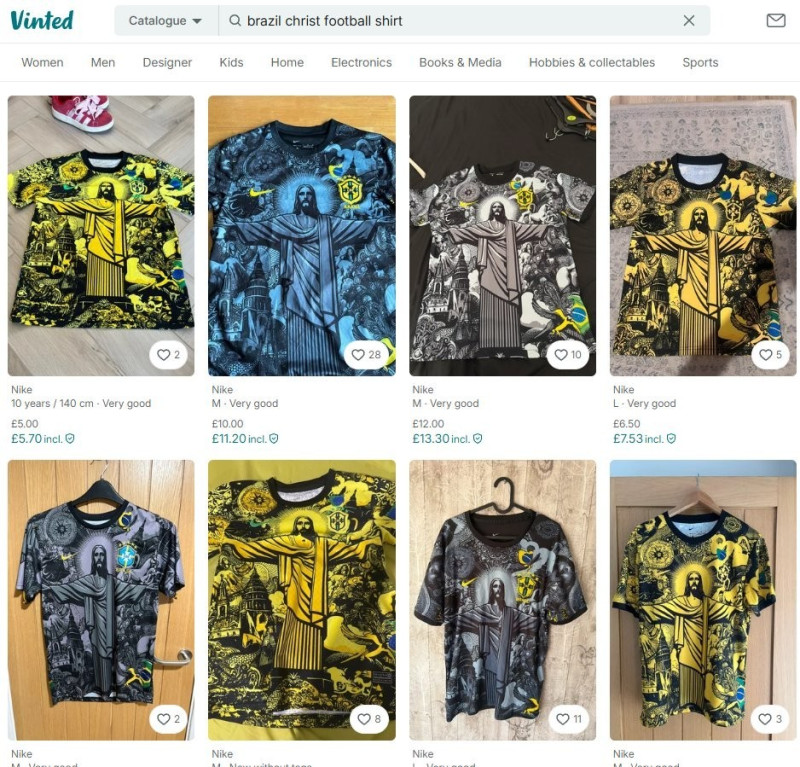Vinted Flooded With Counterfeit Football Shirts