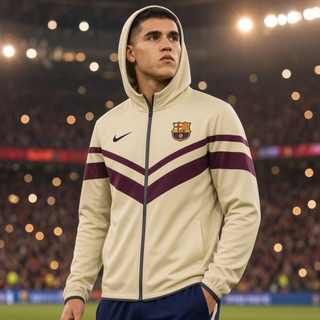 FC Barcelona 26-27 Fourth Anthem Jacket Leaked - Footy Headlines