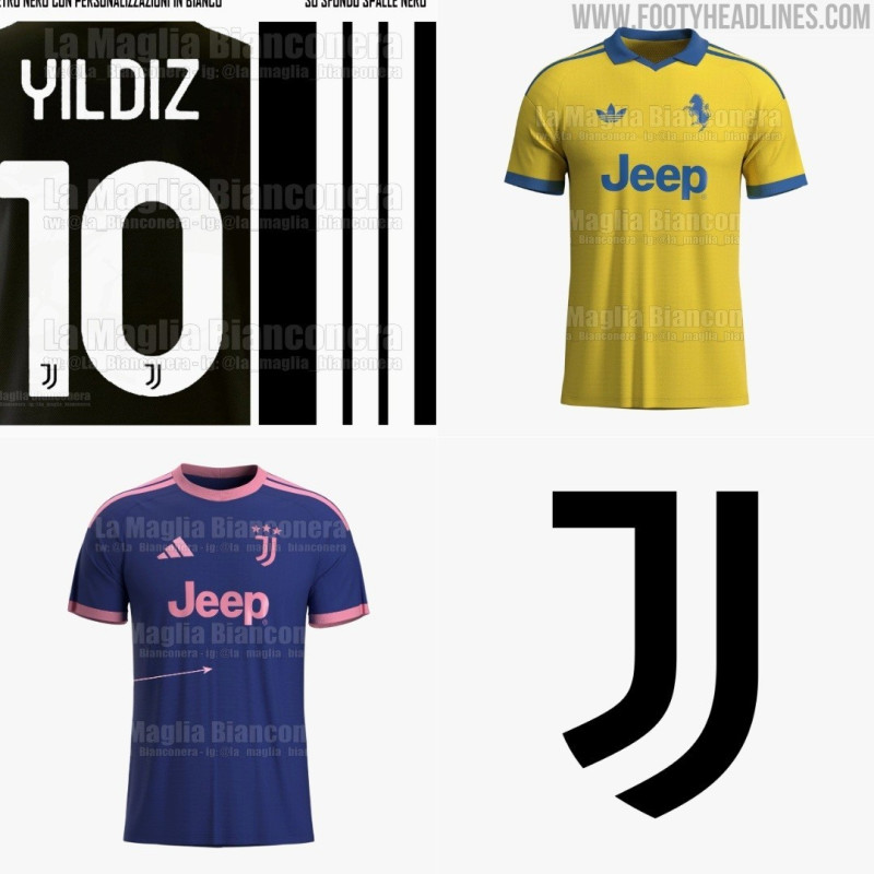 Juventus 27-28 Home, Away & Third Kits Info Leaked