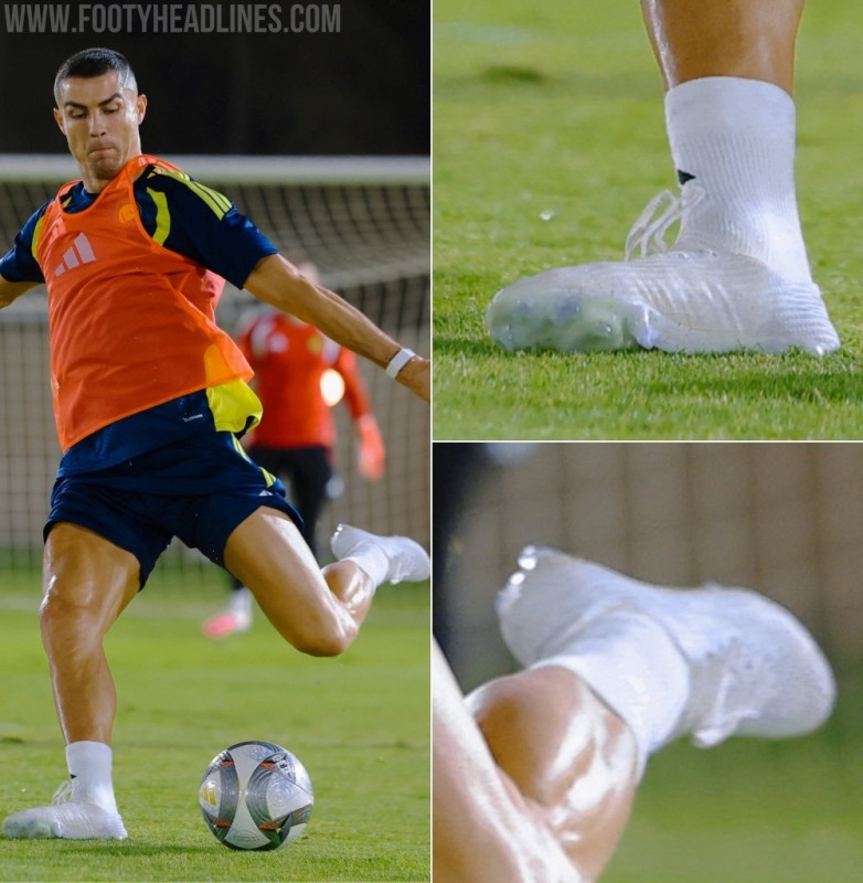 Ronaldo fa l'allenamento con le scarpe prototipo Nike Mercurial Superfly 11 "Whiteout"