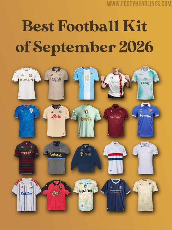 Best Football Kit of September 2026 - Vote Now