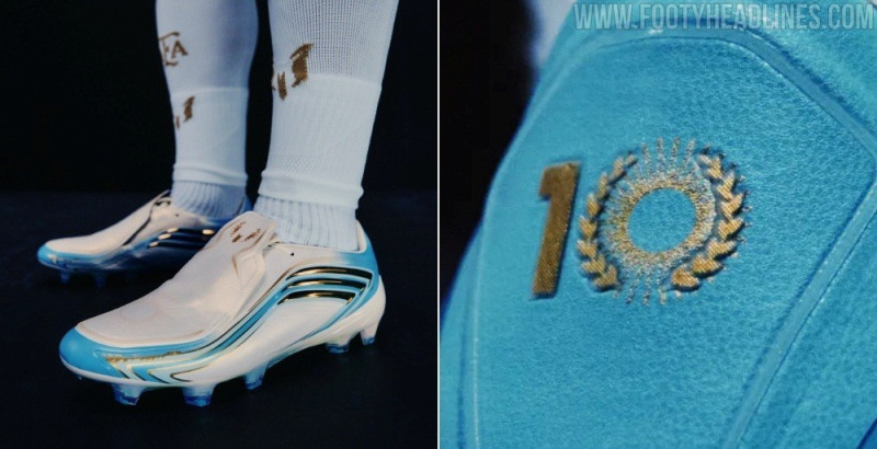 Adidas Adds Special Heel Details to Messi's 'Farewell' F50 Boots