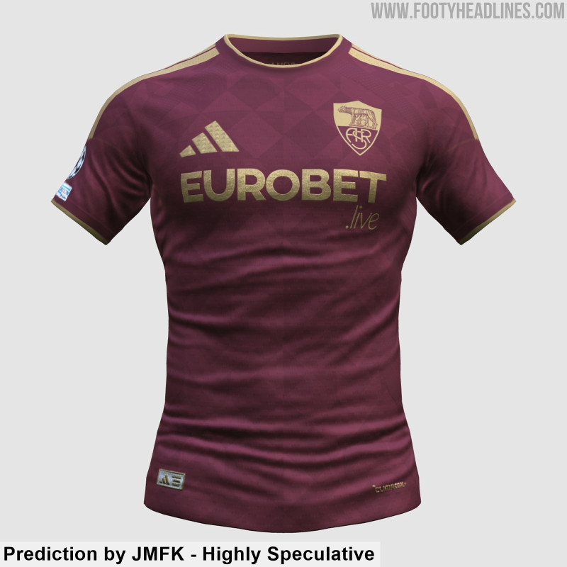 Exclusivité : le maillot domicile 27-28 de l'AS Roma rendra hommage au Football Club di Roma