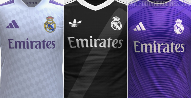 El Real Madrid apuesta por lo clásico con las camisetas locales, visitantes y de tercera para la temporada 27-28
