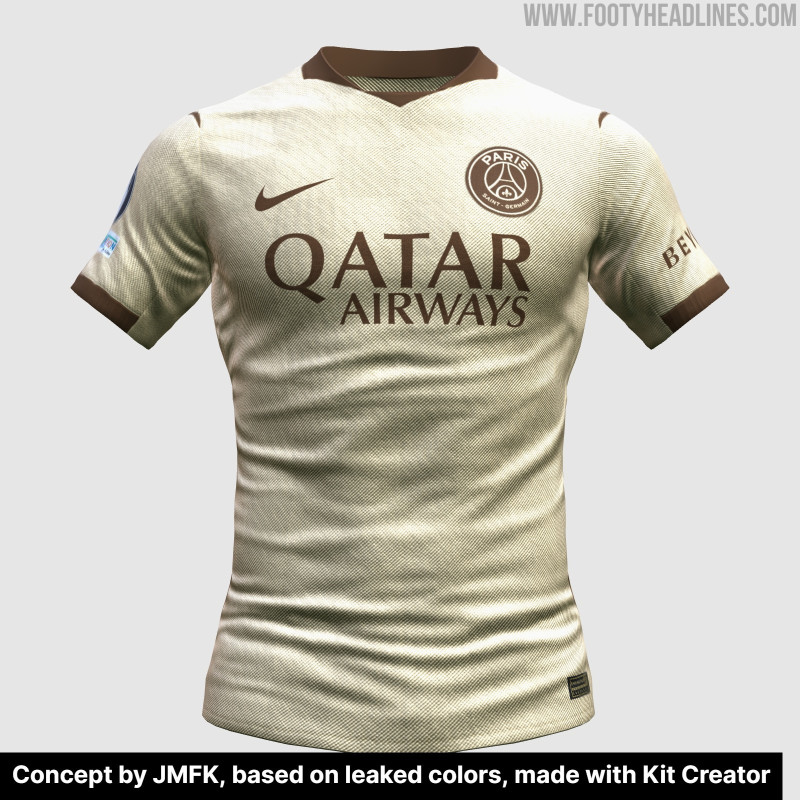 Fuite des couleurs du maillot extérieur du PSG 27-28 + première maquette
