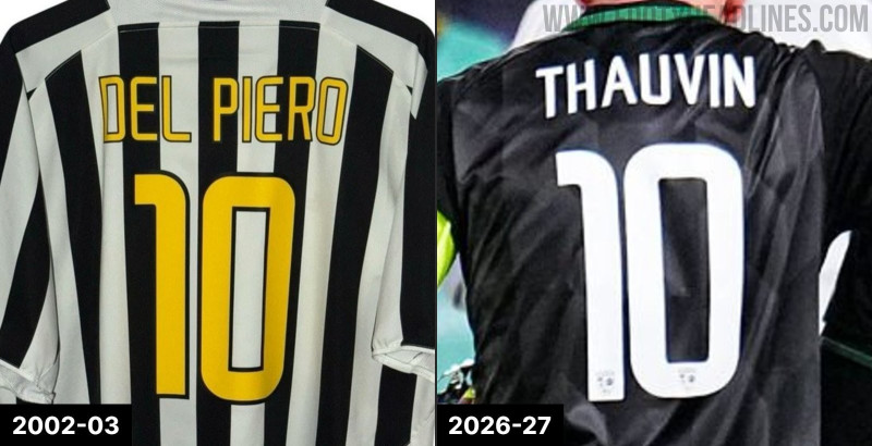 RC Lens: font Nike della stagione 2002-03 sulle maglie Adidas per la Champions League 2026-27