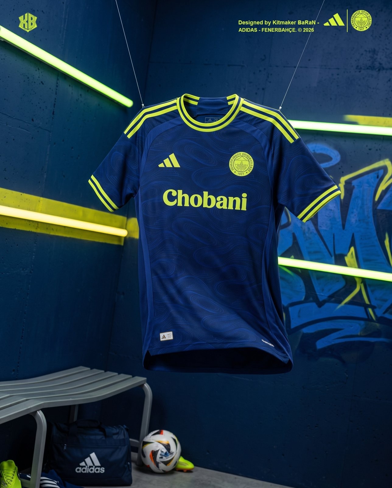 Se ha producido una filtración de los colores de la tercera camiseta del Fenerbahçe para la temporada 27-28 + Predicción anticipada