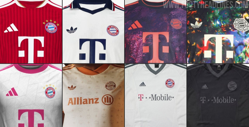 A explorar os fãs? O Bayern de Munique vai lançar «6+2» camisas na época 26-27