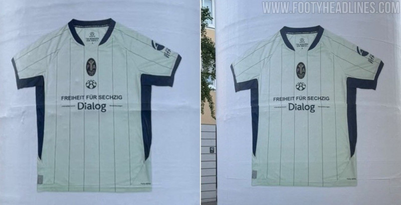 Terceira camisa do 1860 Munique para 26-27 revelada através de cartazes nas ruas de Giesing