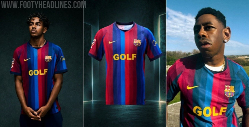 Lançada a camisa «Golf Wang» do FC Barcelona 26-27, em colaboração com o Tyler, The Creator