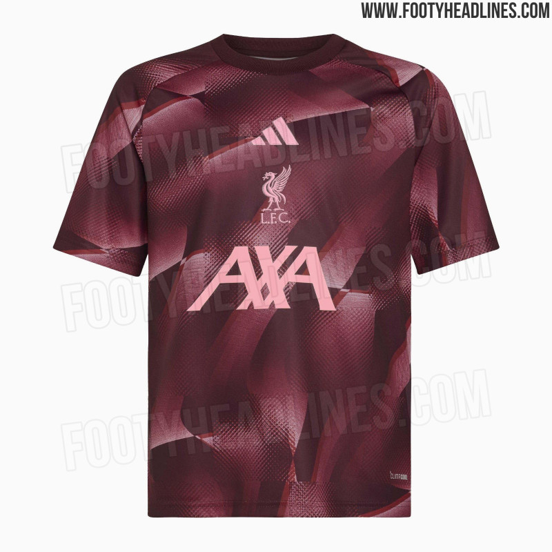 Exclusivité : le maillot pre-match du Liverpool 2027 a fuité