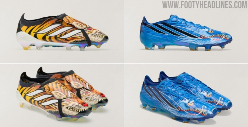 Se ha producido la filtración del pack de botas Adidas Y-3 2026, con los modelos F50 «Dragon» y Predator «Tiger»