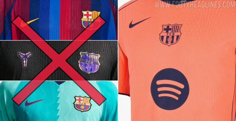 Il Barcellona costretto a indossare la maglia arancione della stagione 25-26 contro il PSG a causa di un conflitto cromatico