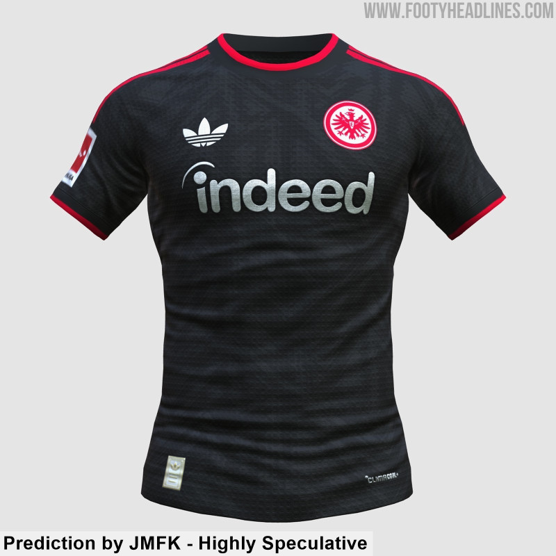 EXCLUSIVO: Vazaram as cores da camisa reserva do Frankfurt para 27-28 – Troca entre a camisa titular e a camisa reserva