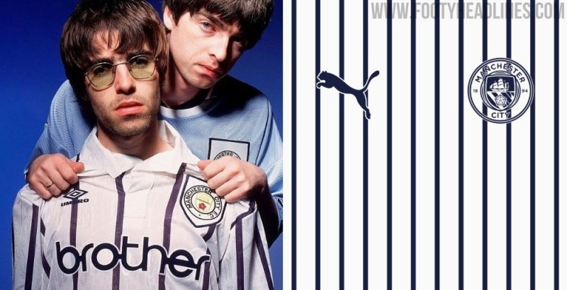 Exclusivité : le maillot extérieur 27-28 de Manchester City rendra hommage aux célèbres rayures fines des années 90