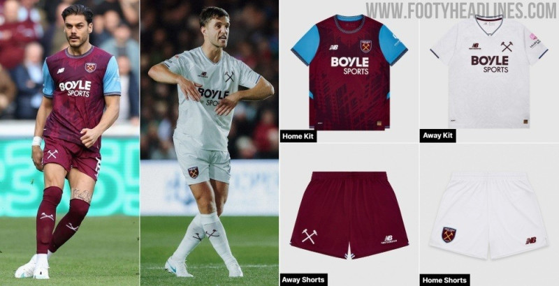 I mashup delle maglie del West Ham 26-27 causano una discrepanza nello stemma