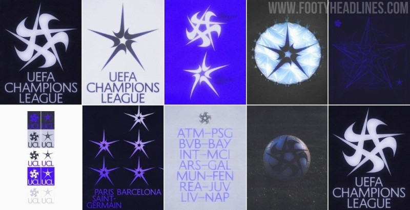 Nike UEFA Champions League 27-28: concetto di identità visiva