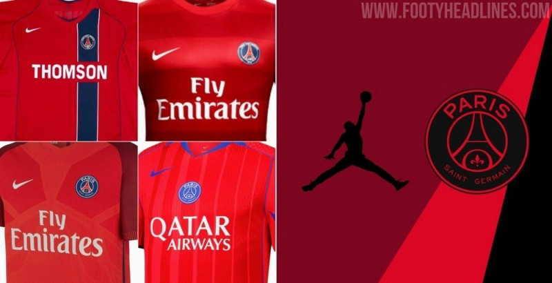 Exclusivo: Terceira camisa Jordan do PSG para 2027-2028 será em vermelho escuro