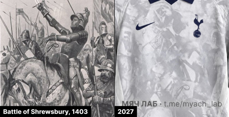 Tottenham 27-28 Home Kit Leaked - Tribute to Sir Henry Percy (Harry Hotspur)