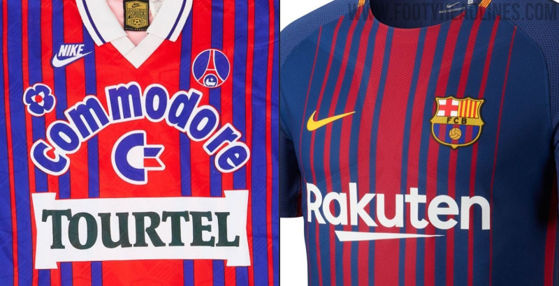 Le PSG va rééditer le célèbre motif dégradé de 1993-94 pour son maillot lifestyle 27-28