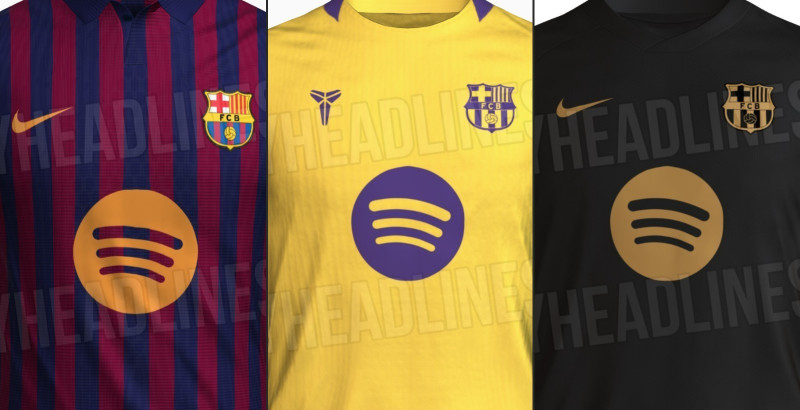 Vazou a camisa titular do FC Barcelona para 27-28 + Informações sobre as camisas de jogo reserva e a terceira camisa