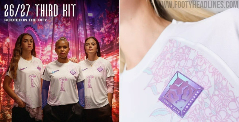 London City Lionesses 26-27 Third Kit Released