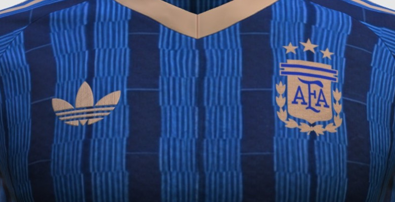 Vazou o design da camisa reserva da Argentina para o Mundial Feminino de 2027