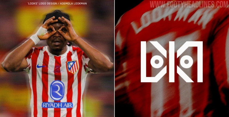 Ademola Lookman Gets Custom "LOOKS" Signature Logo