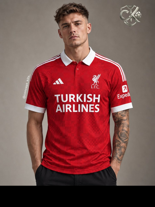Addidos Pattern Adidas Liverpool 27-28 Home Kit Prediction - Footy Headlines