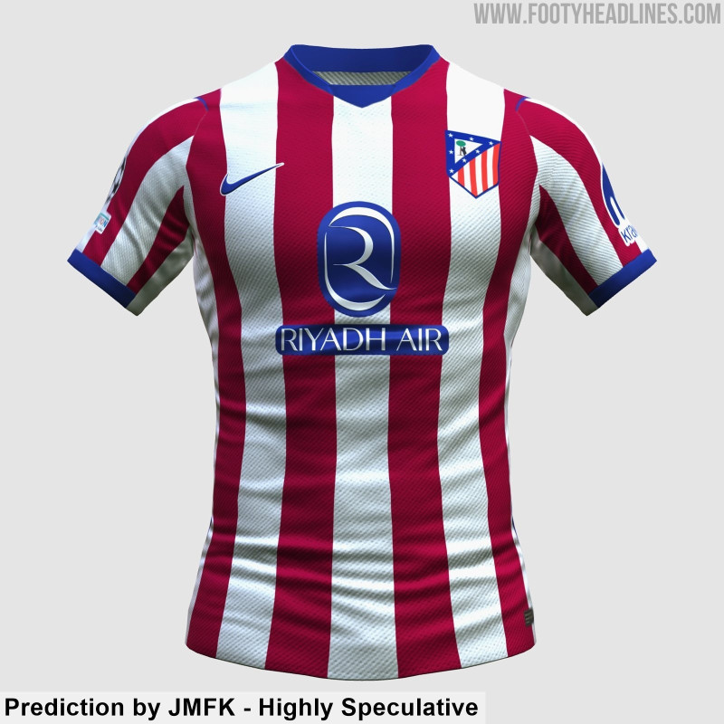 Exclusif : fuite d'infos sur le maillot domicile de l'Atlético de Madrid 2027-28 + premières prédictions
