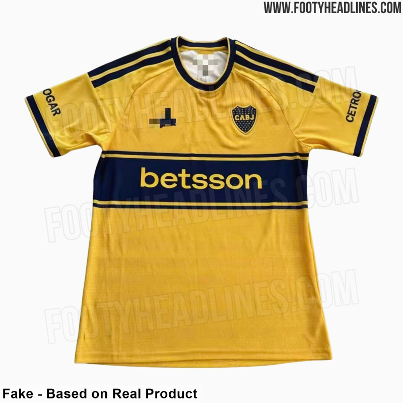 Se ha producido una filtración de la tercera camiseta dorada del Boca Juniors 26-27