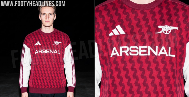 Exclusiva: se ha producido una filtración de la camiseta de punto de manga larga del Arsenal 2026 de Adidas
