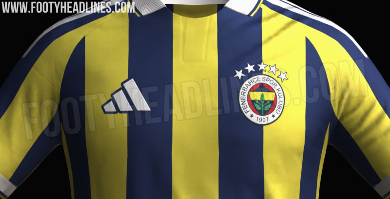 Vazou a camisa titular do Fenerbahçe para a época 27-28