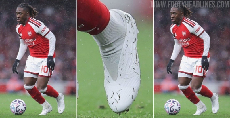 Eberechi Eze estrena las botas New Balance Tekela v6 de última generación... sin cordones