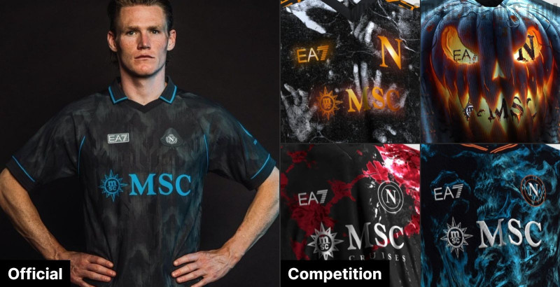 Lançado o concurso não oficial de camisas de Halloween do Napoli