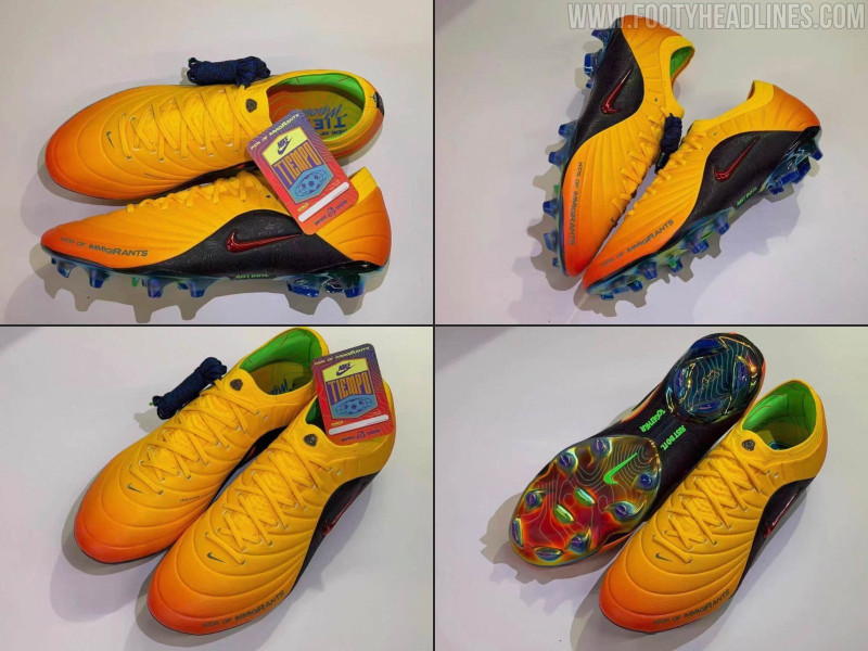 Fuite d'images des chaussures Nike x Kids of Immigrants Tiempo Maestro « Sundial » - Visuel officiel