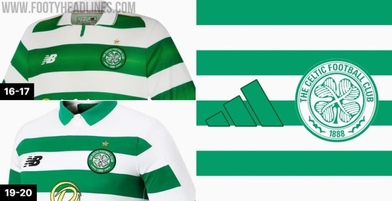 Exclusivo: A camisa titular do Celtic para a época 27-28 vai ser muito tradicional