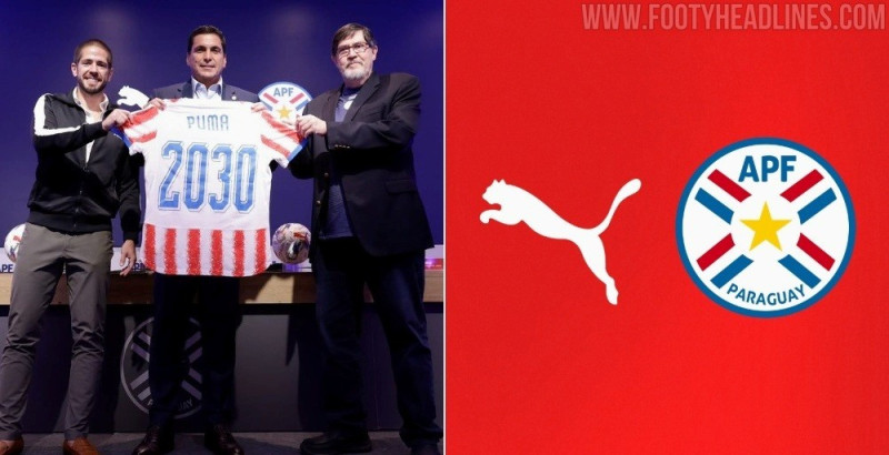 A Puma prolonga o contrato de camisa do Paraguai até 2030