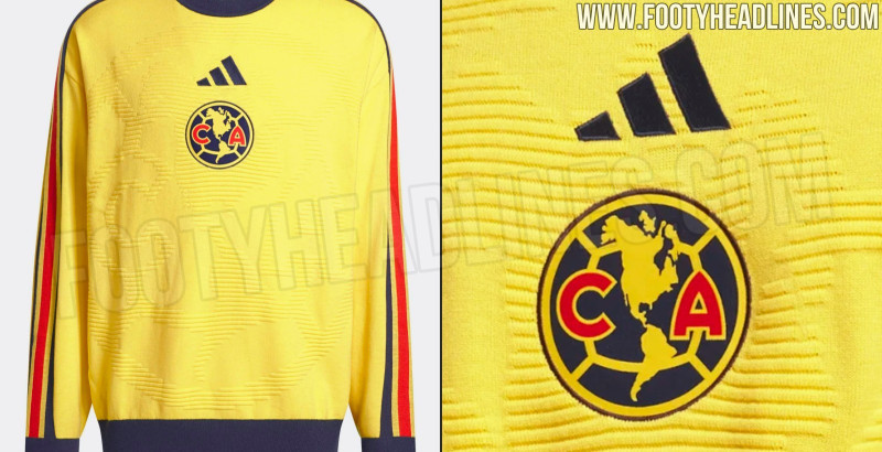 Exclusive: Adidas Club América 2026 Knit Long Sleeve Jersey Leaked